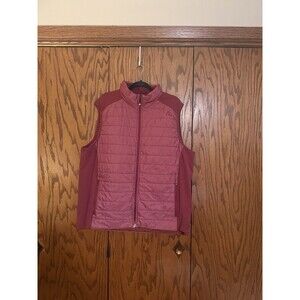 Rhoback Quilted Vest XXL Red Full Zip Performance Golf Lightweight Puffer Mens